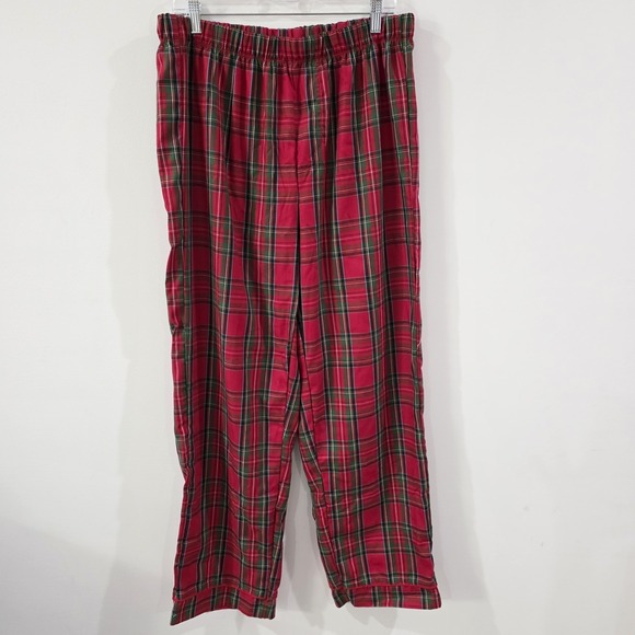 Disney Store Mens Plaid Pajama Set Size Large Mickey Mouse Holiday Christmas - Picture 6 of 8